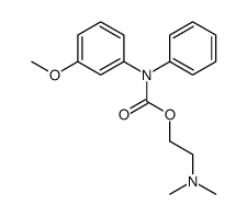 2-(dimethylamino)ethyl N-(3-methoxyphenyl)-N-phenylcarbamate Structure