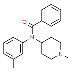 N-methyl meta-methyl Phenyl fentanyl结构式