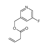 (5-fluoropyridin-3-yl)methyl but-3-enoate结构式