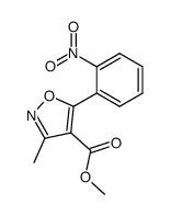 4-Isoxazolecarboxylicacid,3-methyl-5-(o-nitrophenyl)-,methylester(8CI) picture