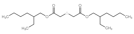 2,2-硫代双-乙酸-二(2-乙基己基)酯结构式