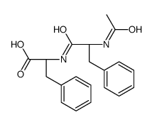 (2R)-2-[[(2R)-2-acetamido-3-phenylpropanoyl]amino]-3-phenylpropanoic acid结构式