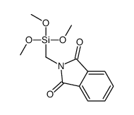 2-(trimethoxysilylmethyl)isoindole-1,3-dione结构式