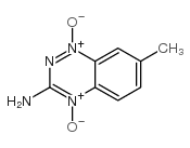 3-Amino-7-methyl-1,2,4-benzotriazine 1,4-dioxide结构式