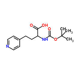 2-((tert-butoxycarbonyl)amino)-4-(pyridin-4-yl)butanoic acid picture