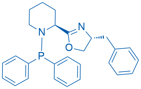 (R)-4-苄基-2-((S)-1-(二苯基膦基)哌啶-2-基)-4,5-二氢恶唑图片