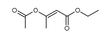 ethyl 3-(acetoxy)crotonate Structure