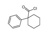 Cyclohexanecarbonyl chloride, 1-phenyl- Structure