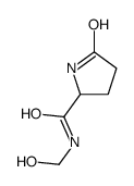 2-Pyrrolidinecarboxamide,N-(hydroxymethyl)-5-oxo-(9CI)结构式