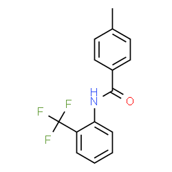 4-Methyl-N-[2-(trifluoromethyl)phenyl]benzamide结构式