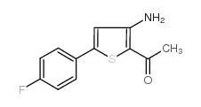 1-[3-AMINO-5-(4-FLUOROPHENYL)-2-THIENYL!ETHAN-1-ONE structure