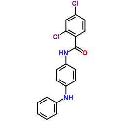 N-(4-Anilinophenyl)-2,4-dichlorobenzamide结构式