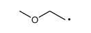 β-methoxyethyl radical Structure