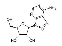 adenosine, [8-14c] Structure