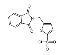 5-[(1,3-dioxoisoindol-2-yl)methyl]thiophene-2-sulfonyl chloride Structure