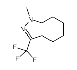 1-Methyl-3-(trifluoromethyl)-4,5,6,7-tetrahydro-1H-indazole Structure