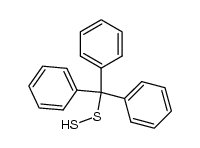 triphenylmethane hydrodisulfide Structure