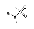 1-bromo-1-methanesulfonyl-ethene Structure