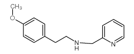 [2-(4-METHOXY-PHENYL)-ETHYL]-PYRIDIN-2-YLMETHYL-AMINE结构式