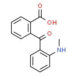 2-[2-(Methylamino)benzoyl]benzoic acid Structure