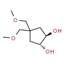 1,2-Cyclopentanediol,4,4-bis(methoxymethyl)-,(1R,2R)-rel-(9CI)结构式