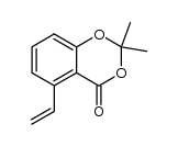 2,2-dimethyl-5-vinyl-4H-benzo[d][1,3]dioxin-4-one Structure