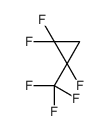 1,1,2-trifluoro-2-(trifluoromethyl)cyclopropane Structure