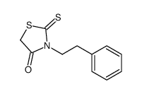 3-(2-phenylethyl)-2-sulfanylidene-1,3-thiazolidin-4-one结构式