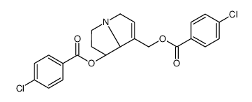 (1R-trans)-7-(((4-Chlorobenzoyl)oxy)methyl)-2,3,5,7a-tetrahydro-1H-pyr rolizin-1-yl 4-chlorobenzoate structure