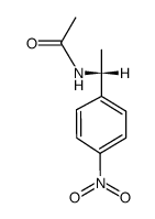 (R)-N-acetyl-1-(4-nitrophenyl)ethylamine结构式