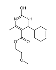 2-methoxyethyl 4-cyclohex-3-en-1-yl-6-methyl-2-oxo-3,4-dihydro-1H-pyrimidine-5-carboxylate Structure