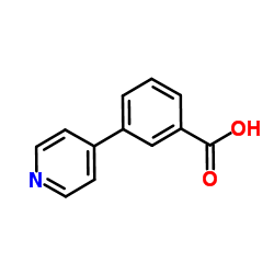 3-吡啶-4-基-苯甲酸结构式