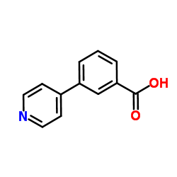 3-(Pyridin-4-yl)benzoic acid Structure