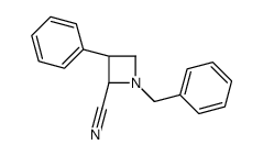 (2S,3R)-1-benzyl-3-phenylazetidine-2-carbonitrile Structure