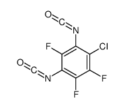 1-chloro-2,3,5-trifluoro-4,6-diisocyanatobenzene Structure