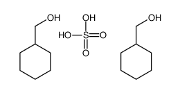 cyclohexylmethanol,sulfuric acid结构式