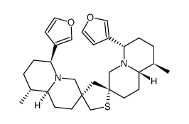 (–)-neothiobinupharidine结构式