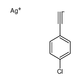 silver,1-chloro-4-ethynylbenzene Structure
