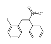 1-iodo-2-[(E)-2-nitro-2-phenyl-ethenyl]benzene结构式