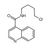 N-(4-chlorobutyl)quinoline-4-carboxamide结构式