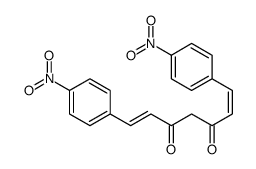 1,7-bis(4-nitrophenyl)hepta-1,6-diene-3,5-dione Structure