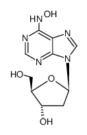 N6-hydroxy-2'-deoxyadenosine结构式