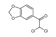 1-(1,3-benzodioxol-5-yl)-2,2-dichloroethanone结构式