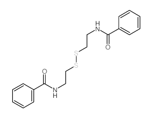N-[2-(2-benzamidoethyldisulfanyl)ethyl]benzamide结构式