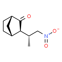 Bicyclo[2.2.1]heptan-2-one, 3-[(1R)-1-methyl-2-nitroethyl]-, (1S,3R,4R)-rel- (9CI) Structure