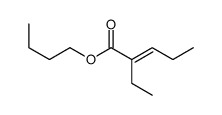 butyl 2-ethylpent-2-enoate Structure