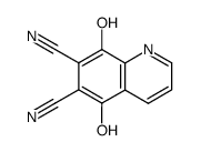 6,7-dicyano-5,8-dihydroxyquinoline Structure