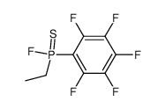 Ethyl(pentafluorophenyl)fluorophosphine sulfide structure