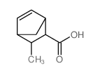 6-methylbicyclo[2.2.1]hept-2-ene-5-carboxylic acid结构式