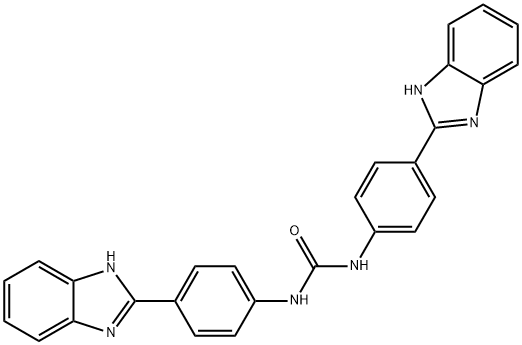 N,N'-Bis[4-(1H-benzimidazol-2-yl)phenyl]urea Structure